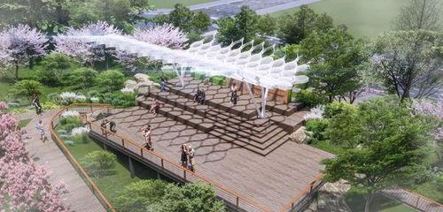 西安网红公园有几个大门